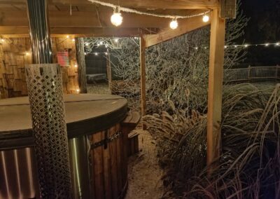 Atmosphère de fête au gîte Aux Champs des Amours