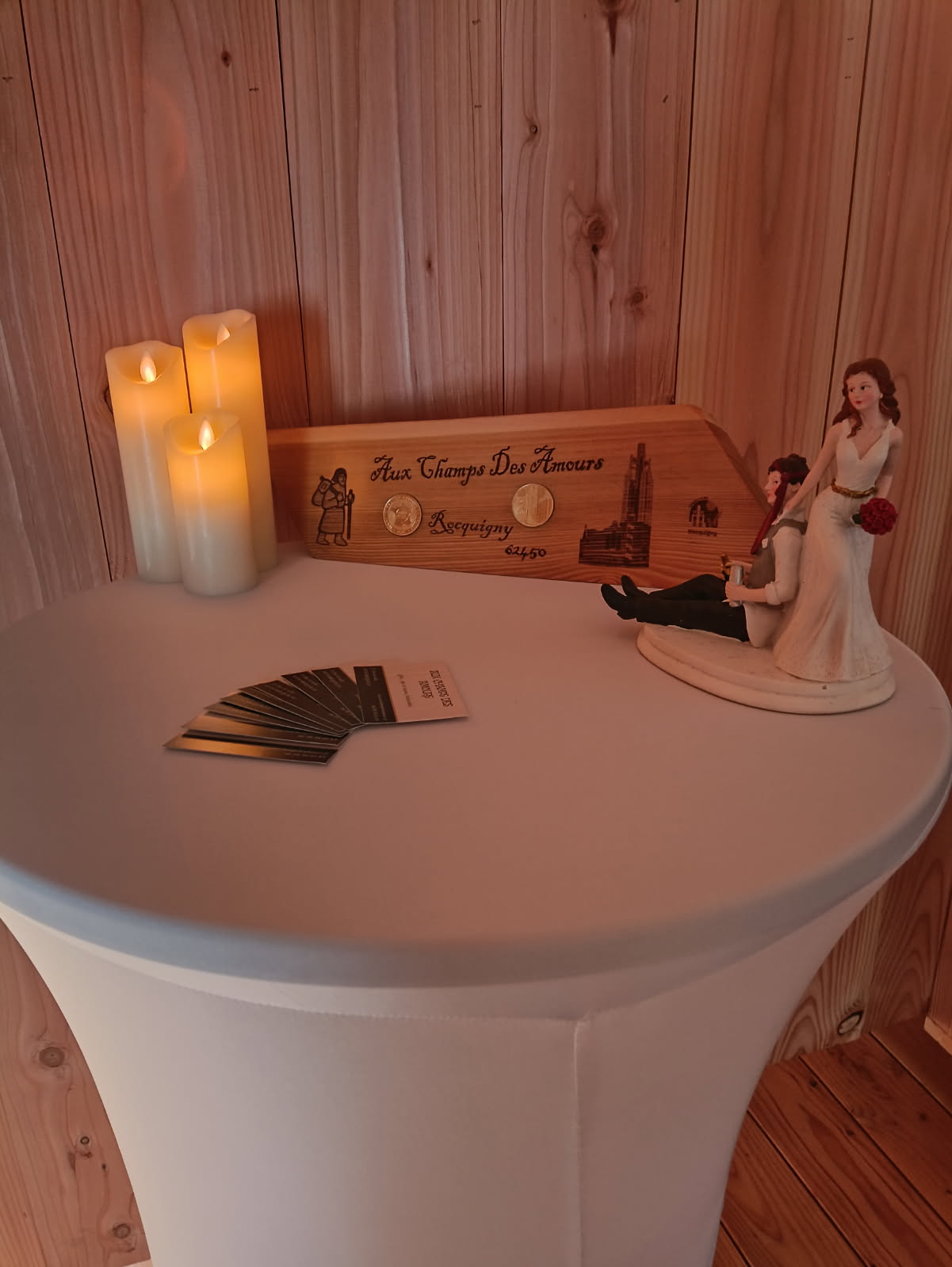 Ambiance romantique au gîte Aux Champs des Amours