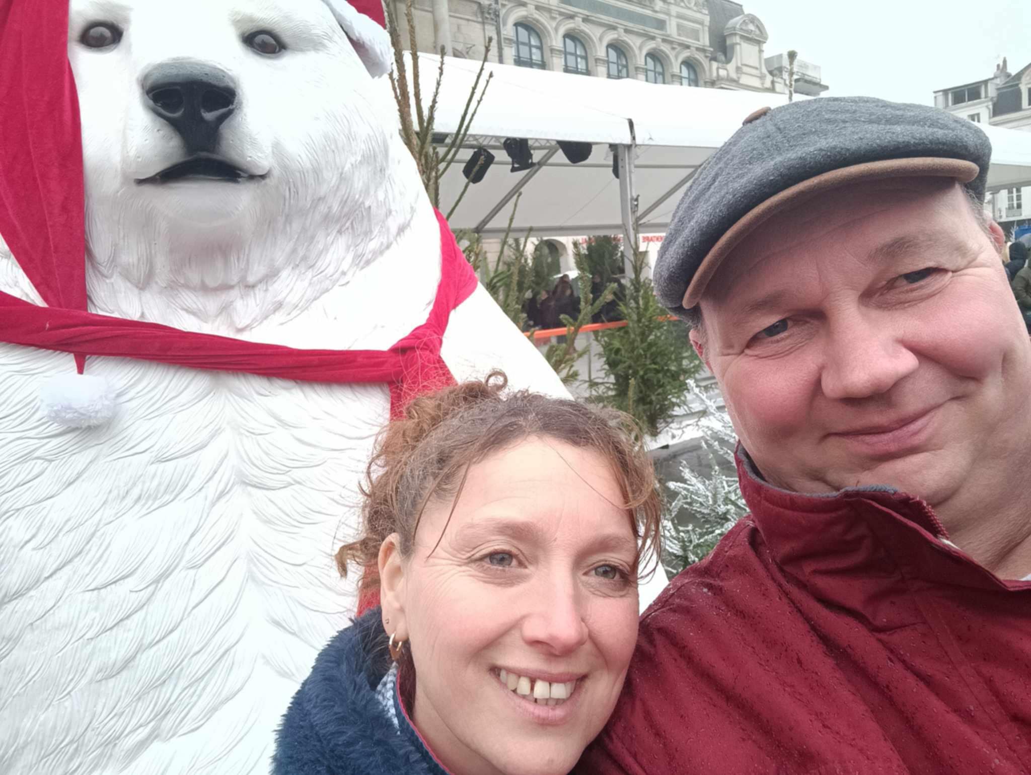 Lawrence et Ingrid de sortie à Noël